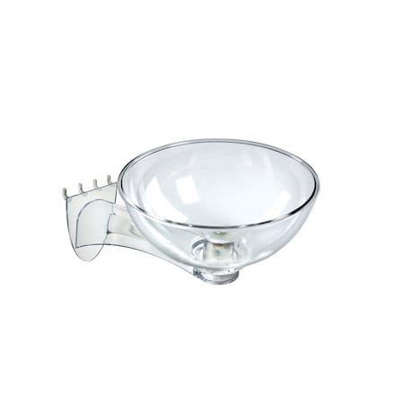 Azar Displays 10" Bowl Display for Pegboard/Slatwall 700912